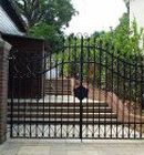 Iron security gate